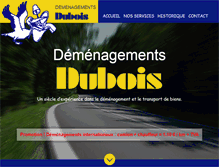 Tablet Screenshot of demenagement-dubois.be